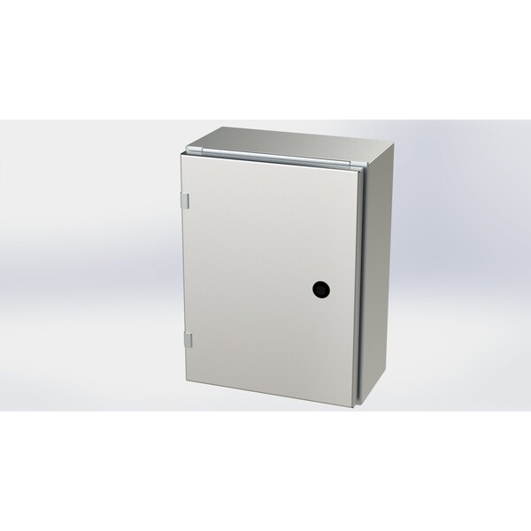 1/4 Turn Latch Electrical Enclosures, 16 in H, 6 in D, 12 in W, NEMA 3R, 4, 4X, 12, 13